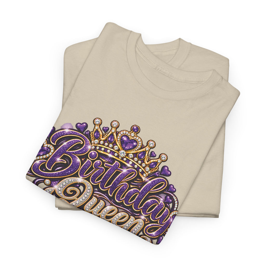 Birthday Purple Queen Graphic T-Shirt