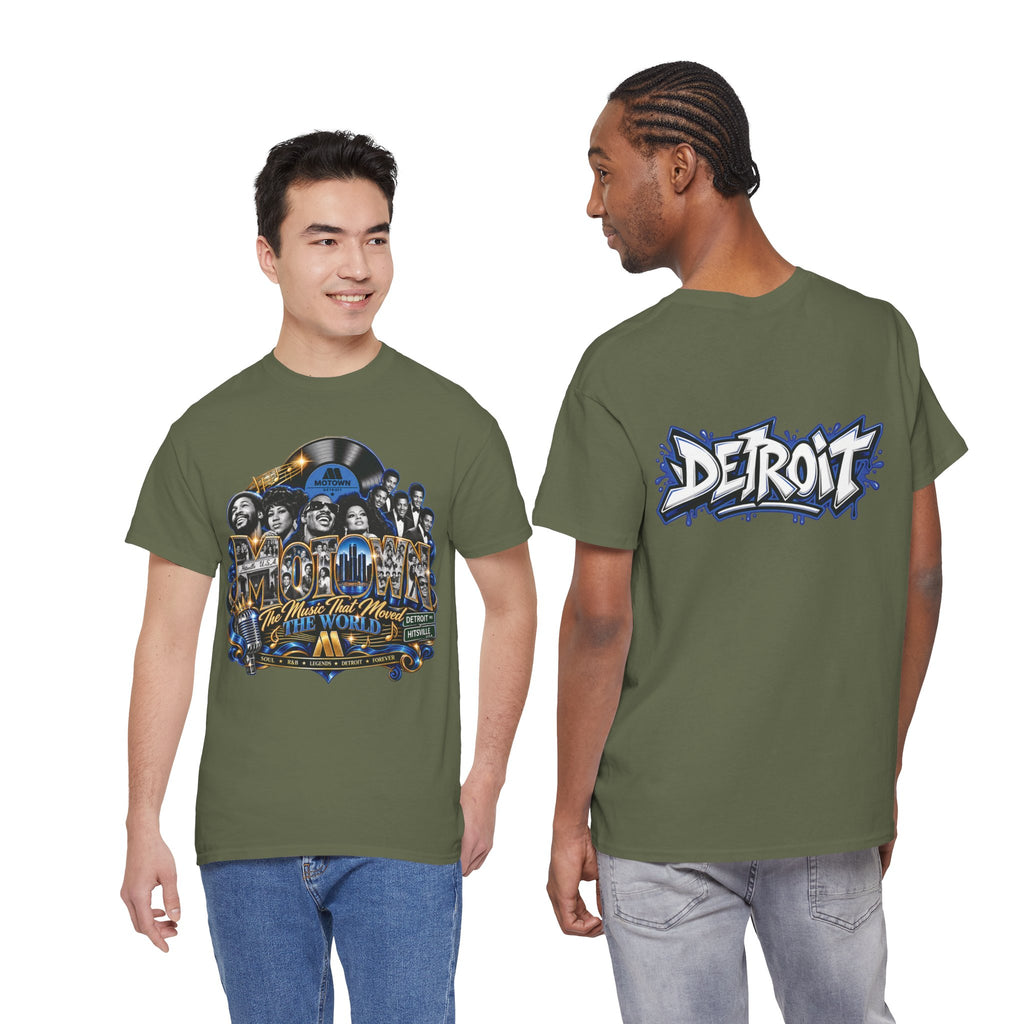Motown Legends Tee | Detroit Graffiti Back