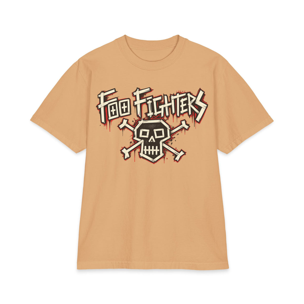 Foo Fighters Skull Logo T-Shirt | Rock Band Graphic Tee