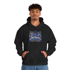 Detroit Skyline Collage Hoodie | Motor City Landmarks sweatshirt