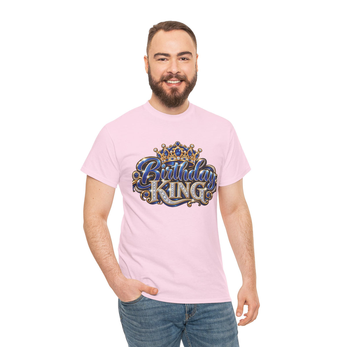 Birthday King Crown Graphic T-Shirt