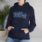 Detroit Graffiti Style Hoodie | City Skyline Street Art Pullover