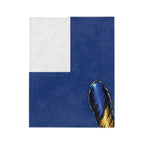 Maroon 5 Band Faces Illustration Velveteen Microfiber Blanket | Music Fan Throw