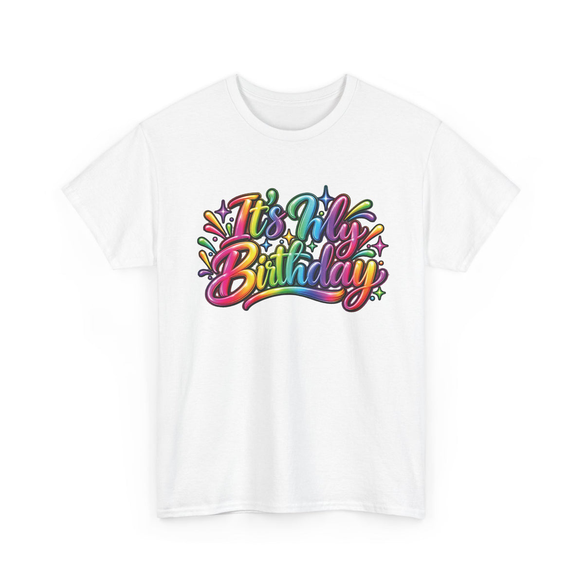 It’s My Birthday Colorful Celebration T-Shirt