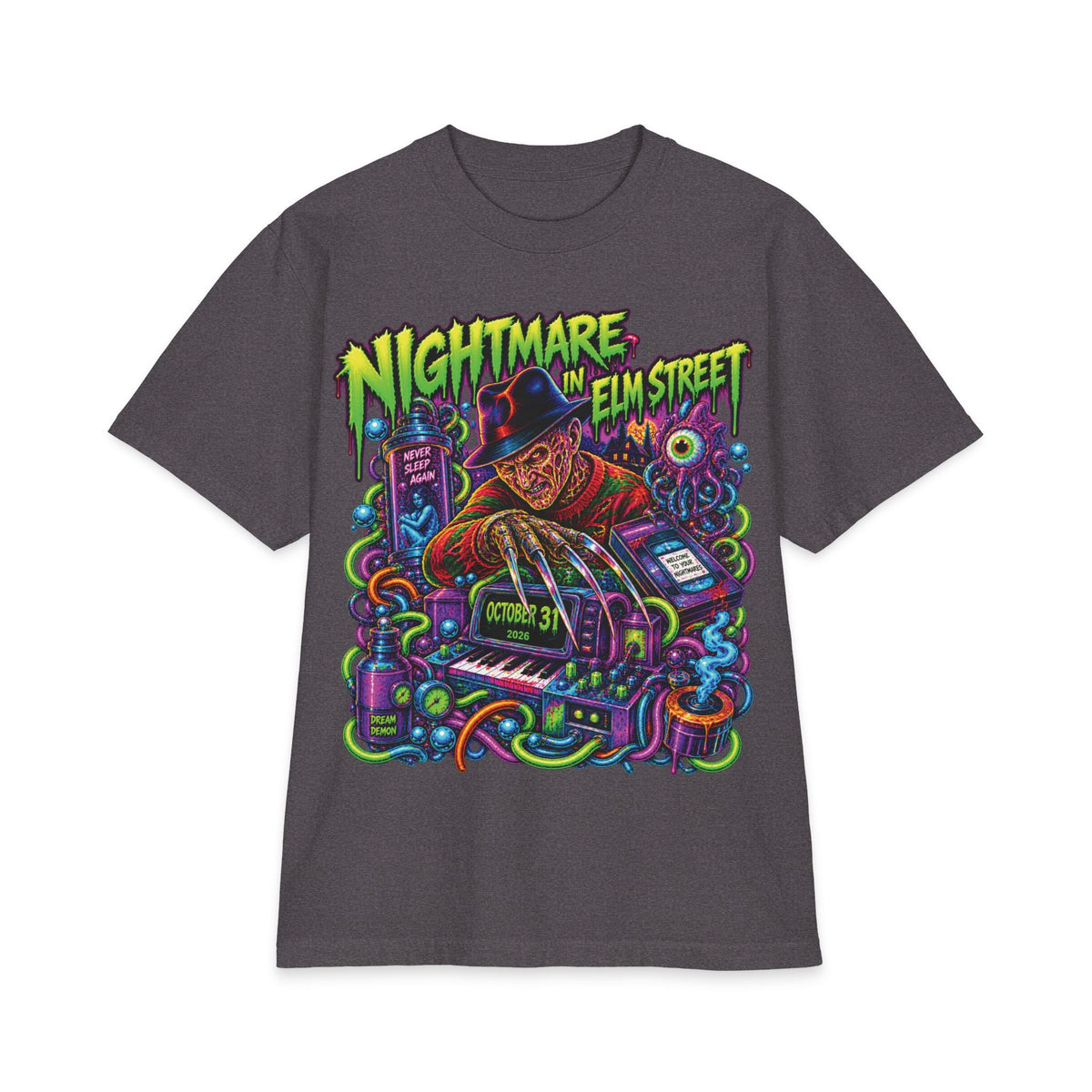 Nightmare on Elm Street Freddy Krueger T-Shirt | Horror Movie Tee