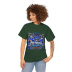 Detroit Football Graphic Tee | City Skyline, Players, Lions-Inspired Design