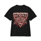 Three Points Rose Graphic T-Shirt | Band Tour Poster Style