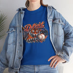 Detroit Tiger Baseball T-Shirt | Detroit skyline, claw marks