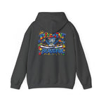 Detroit Graffiti Autism Hoodie | Different Is Beautiful Back Print