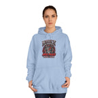 Built to Protect her Peace Couples College Hoodie