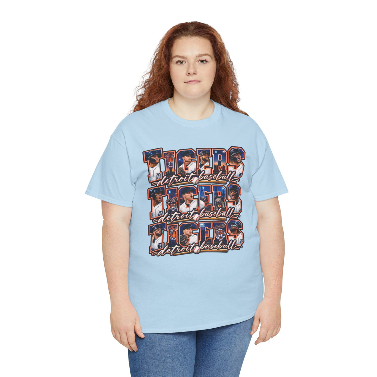 Tigers Street Baseball T-Shirt | Vintage Sports Lettering