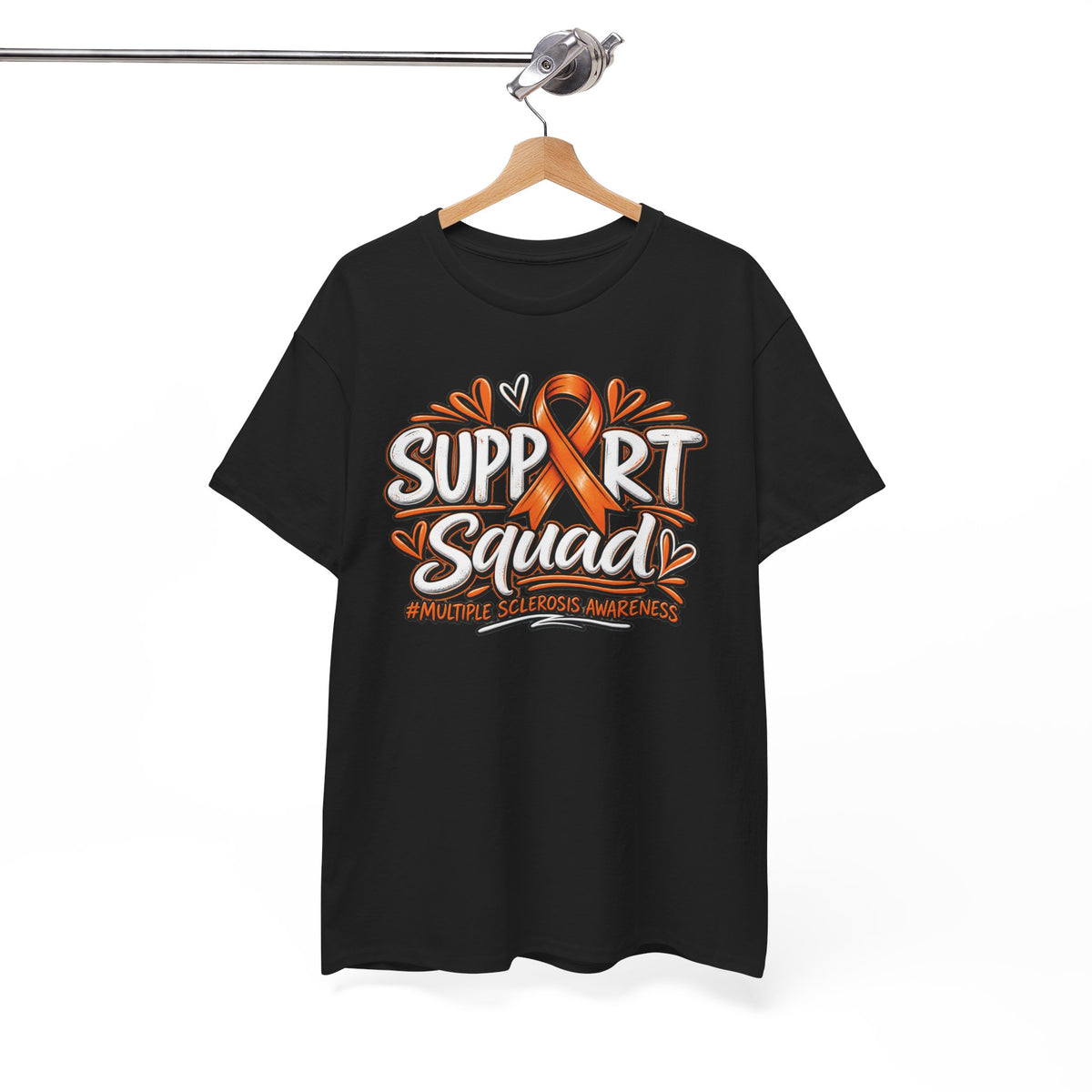 Multiple Sclerosis Squad Tee | Orange Awareness Ribbon, Leukemia Awareness