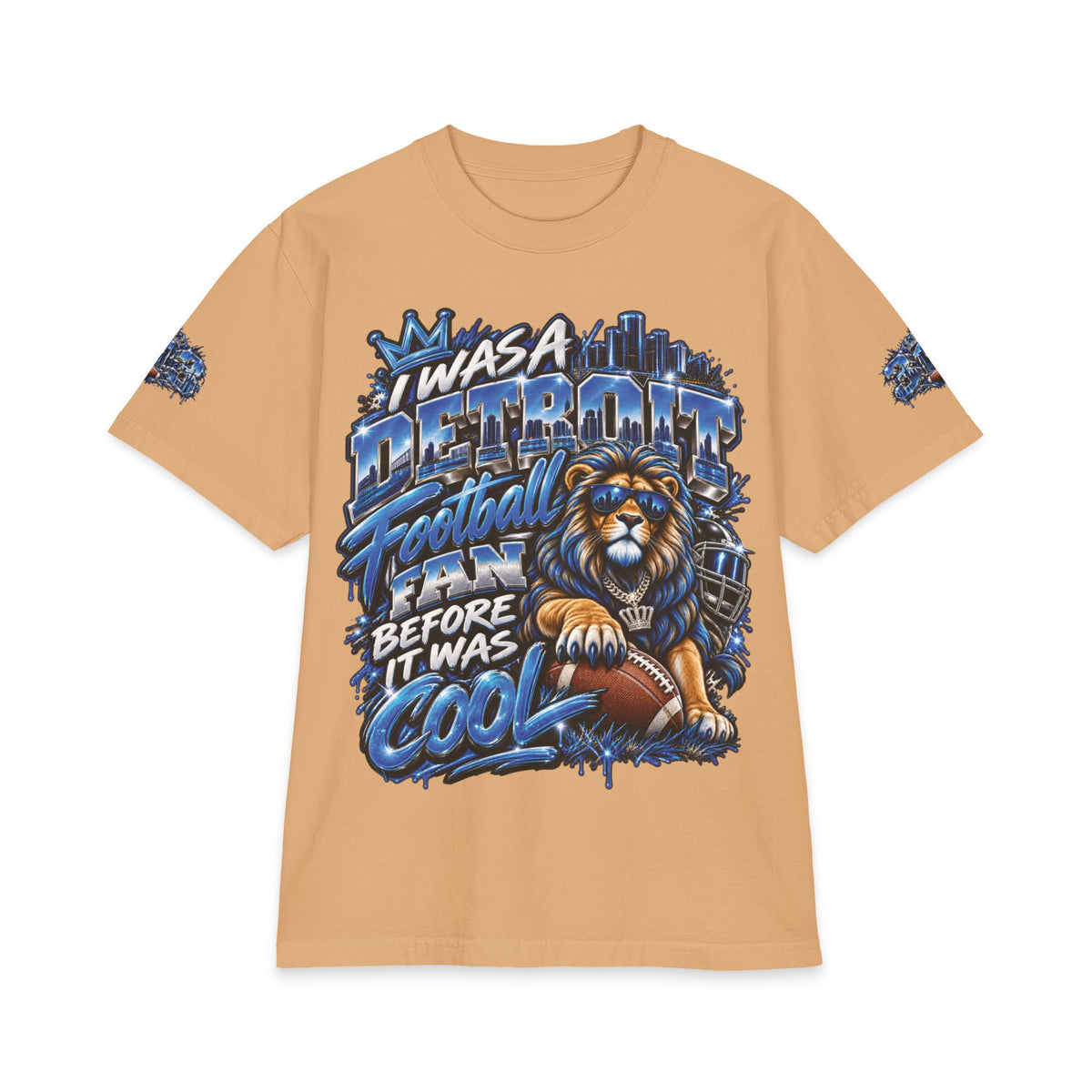 Detroit Football Lion T-Shirt | I Was a Detroit Football Fan Before It Was Cool