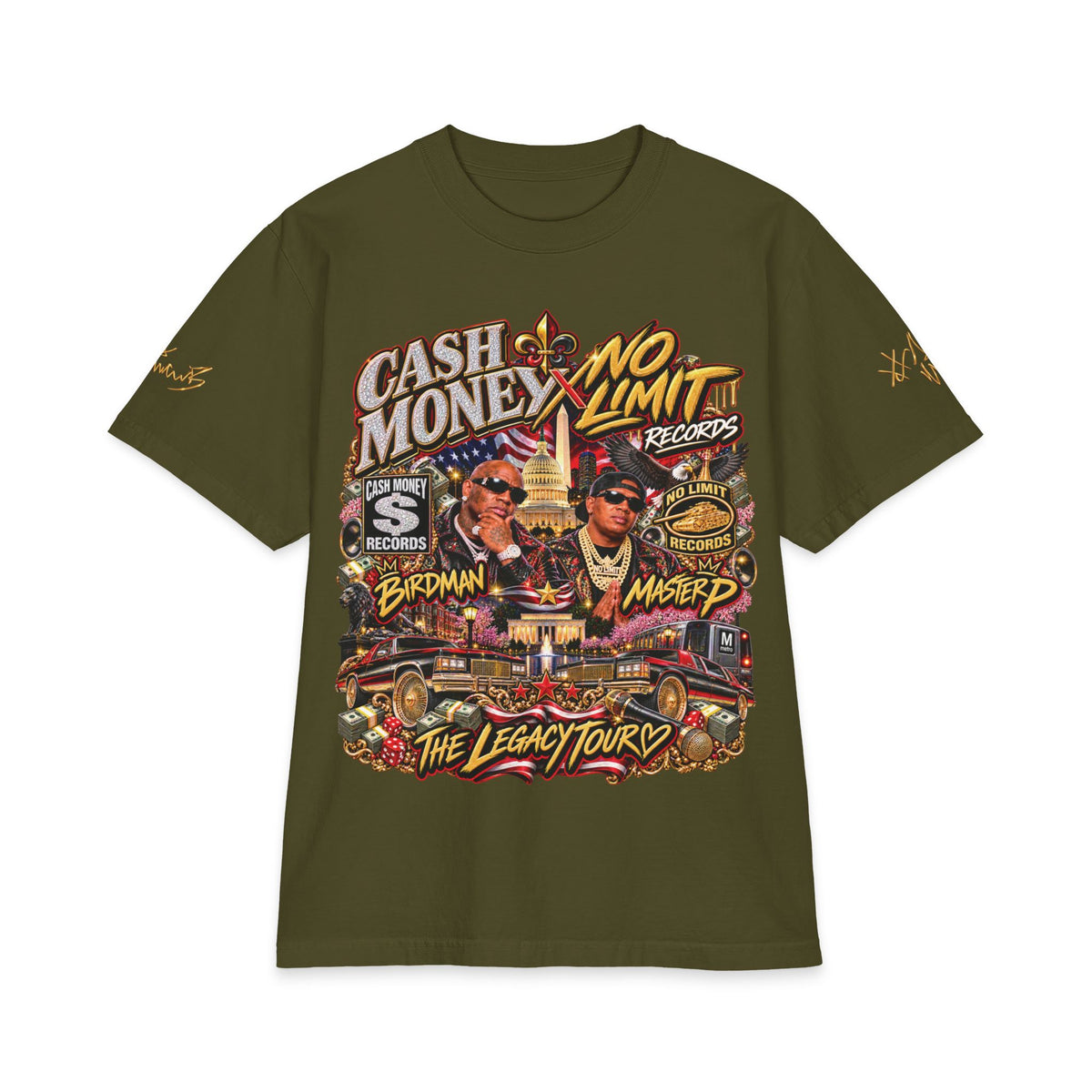 No Limit Cash Money Tour T-Shirt | The Legacy Tour Graphic Tee