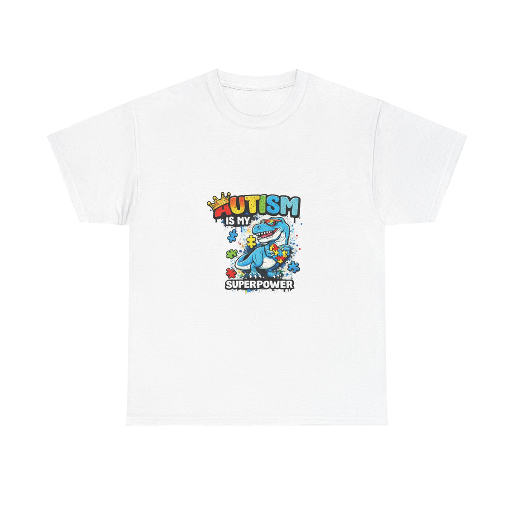 Autism Is My Superpower T-Shirt | Puzzle Piece Shark Design
