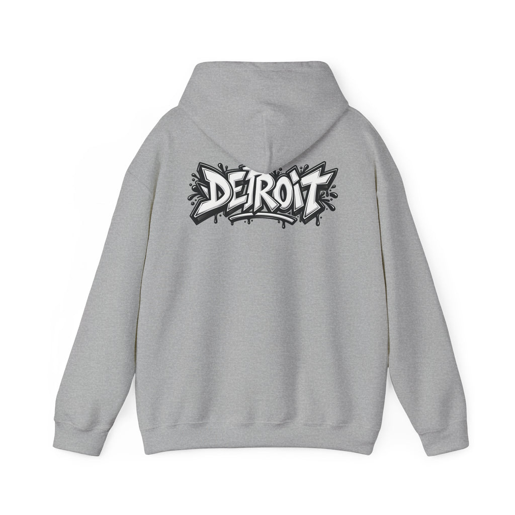 Detroit Graffiti Lion Hoodie | Colorful Street Art Pullover