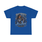 Detroit Aquarius T-Shirt | Detroit skyline, water wave zodiac graphic