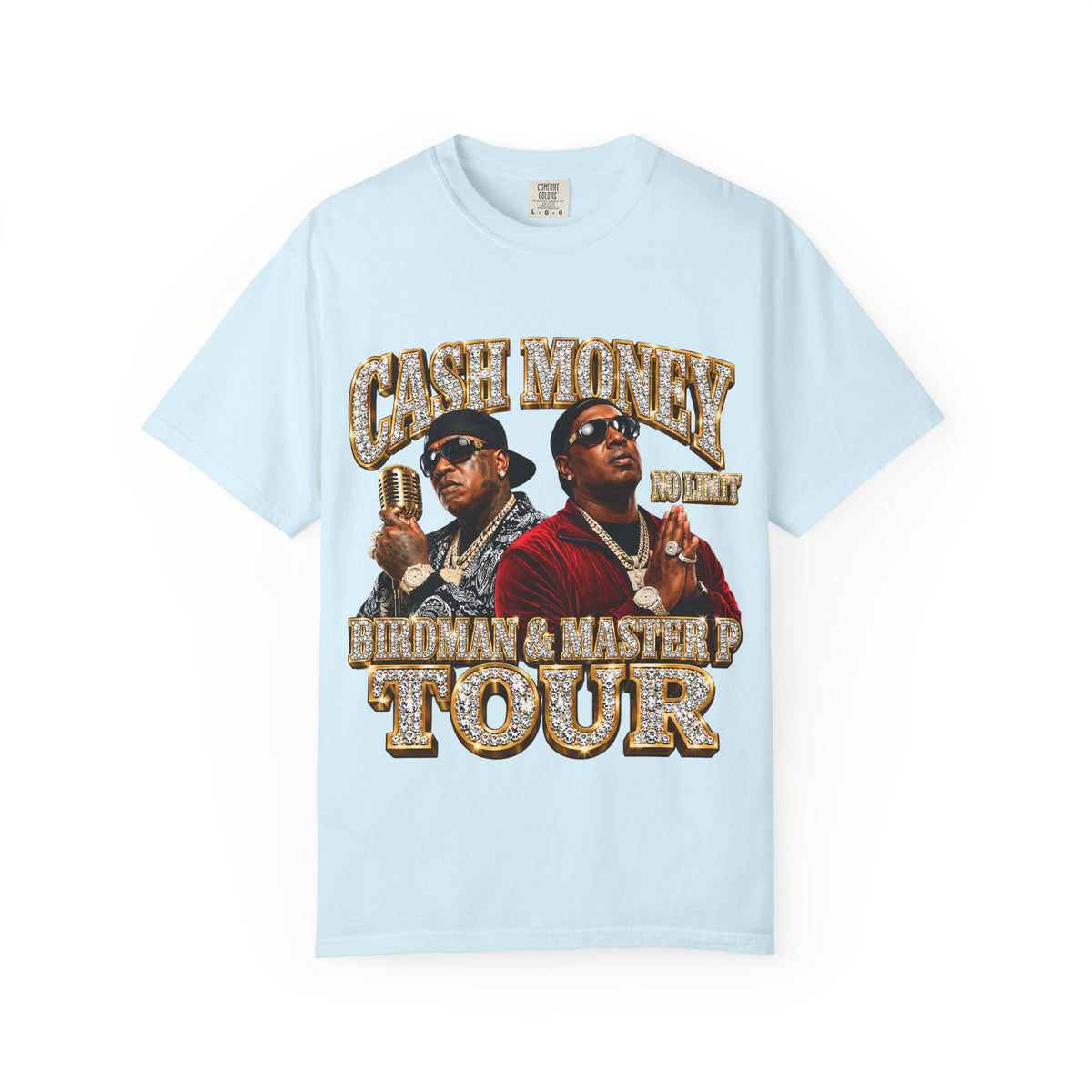 Cash Money Tour graphic T-shirt | Birdman & Master P inspired design