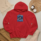 Game Over Skull hoodie | Gaming Graphic Sweatshirt, Blue Grunge Design