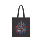 Detroit Rock City Tote Bag | Guitar Skyline Grunge Drip Design