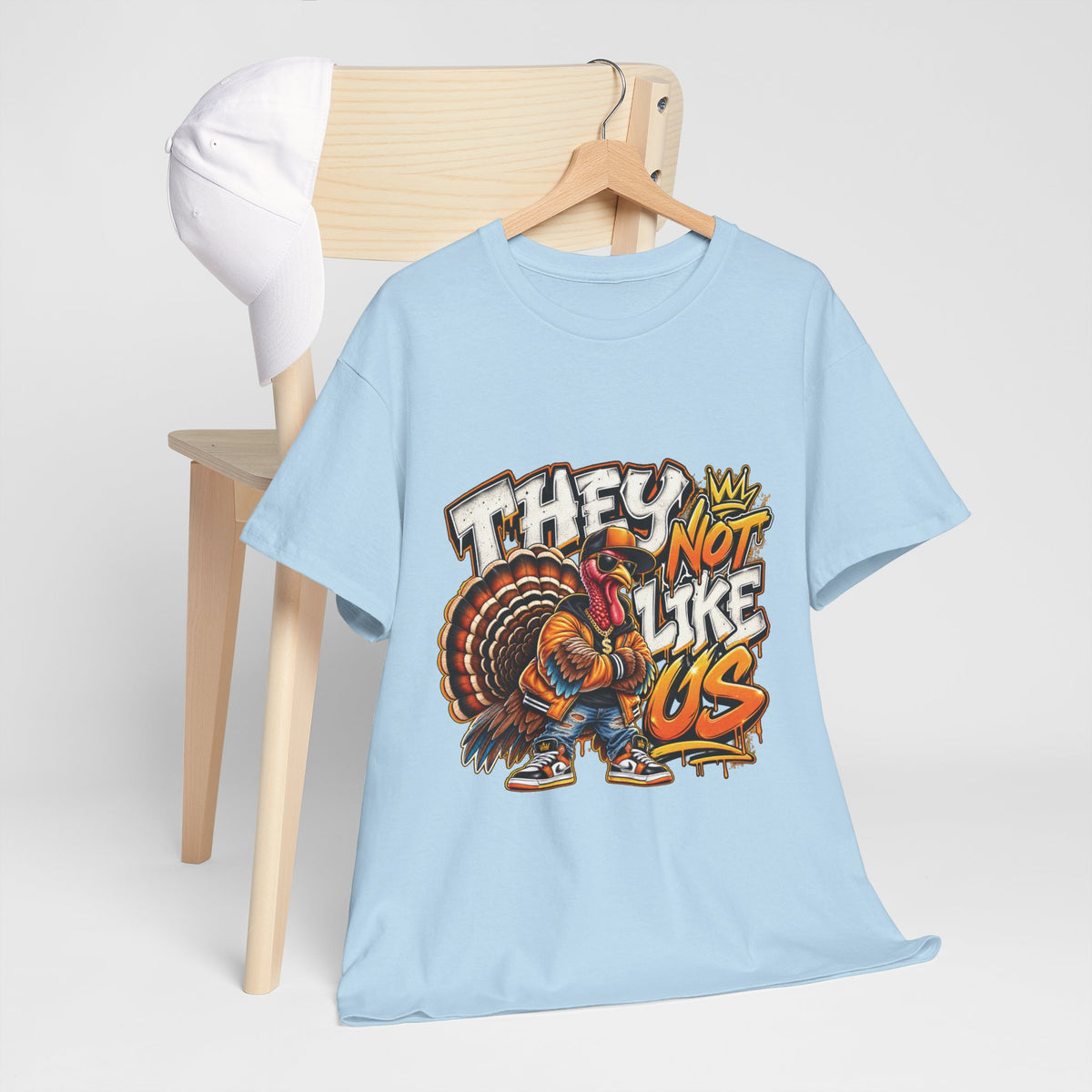 They Not Like Us Turkey Tee | Streetwear Thanksgiving Graphic Shirt