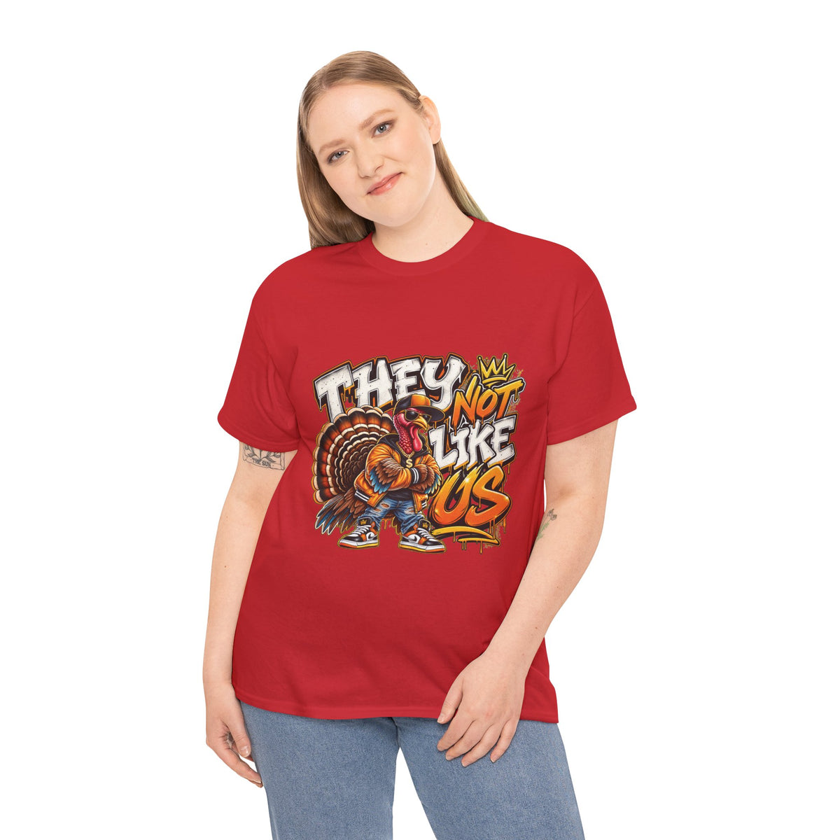 They Not Like Us Turkey Tee | Streetwear Thanksgiving Graphic Shirt