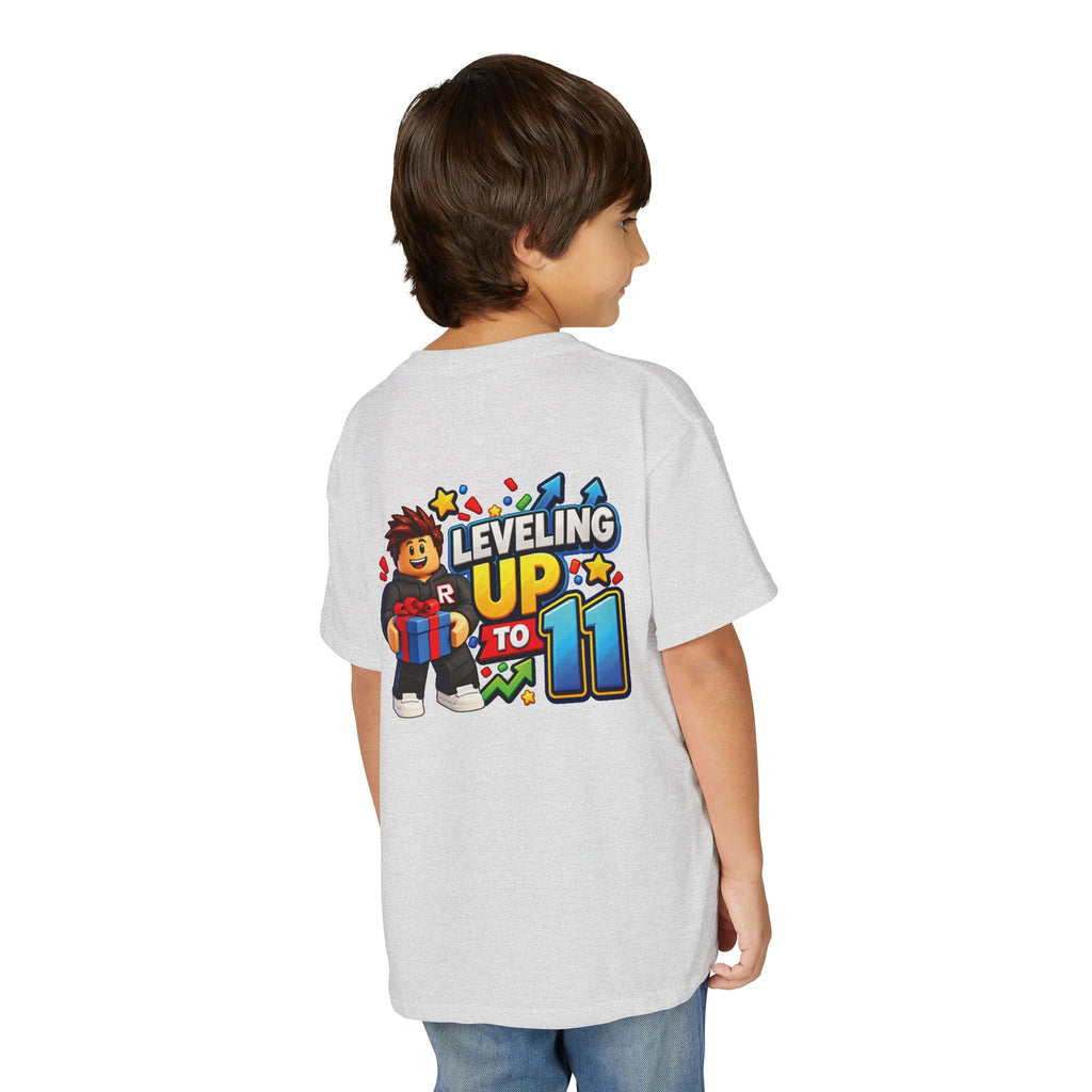 Roblox Birthday Leveling Up to 11 Youth T-Shirt