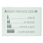 Grill Master's Timer Cutting Board | Beer Level Steak Doneness Chart