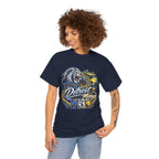Detroit Michigan Lion Cityscape Graphic T-Shirt