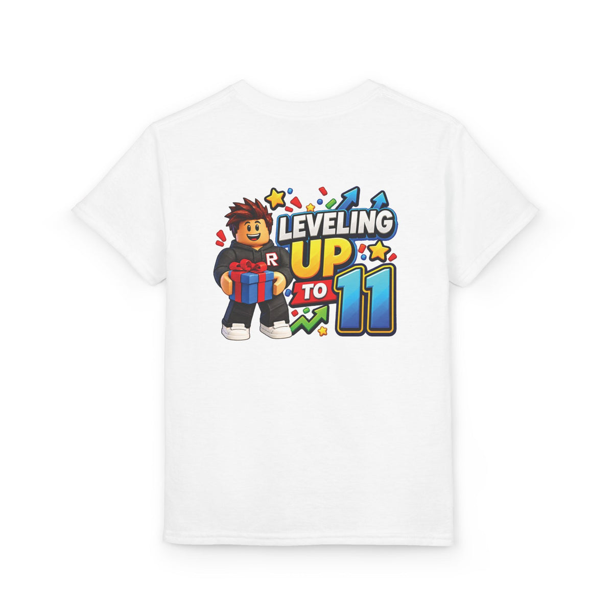 Roblox Birthday Leveling Up to 11 Youth T-Shirt