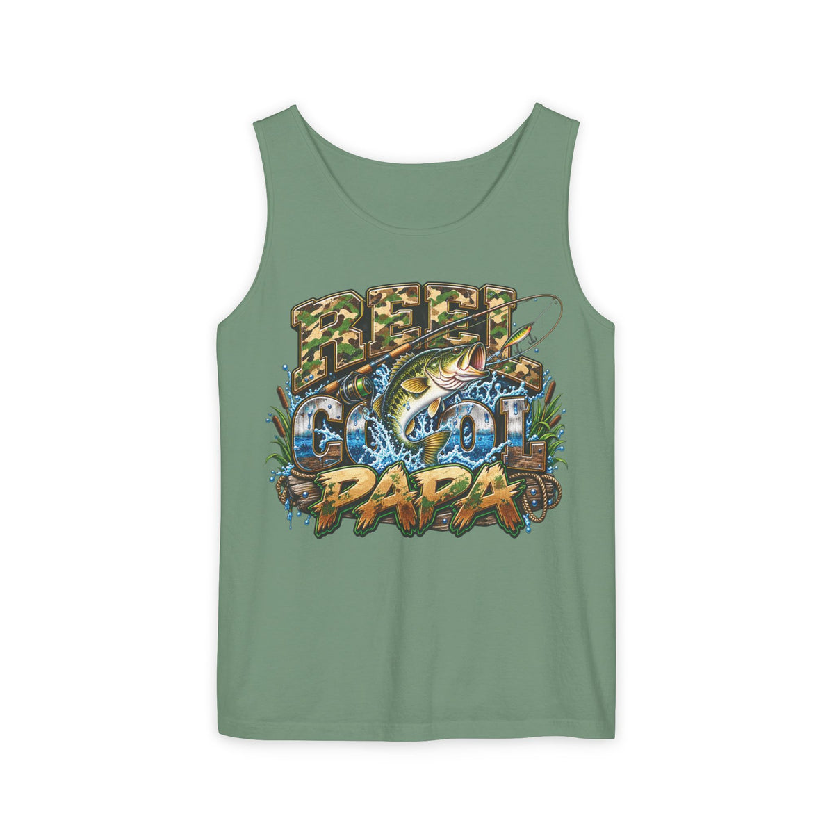 Big Fish Dad Tank Top | Fishing Graphic Tank