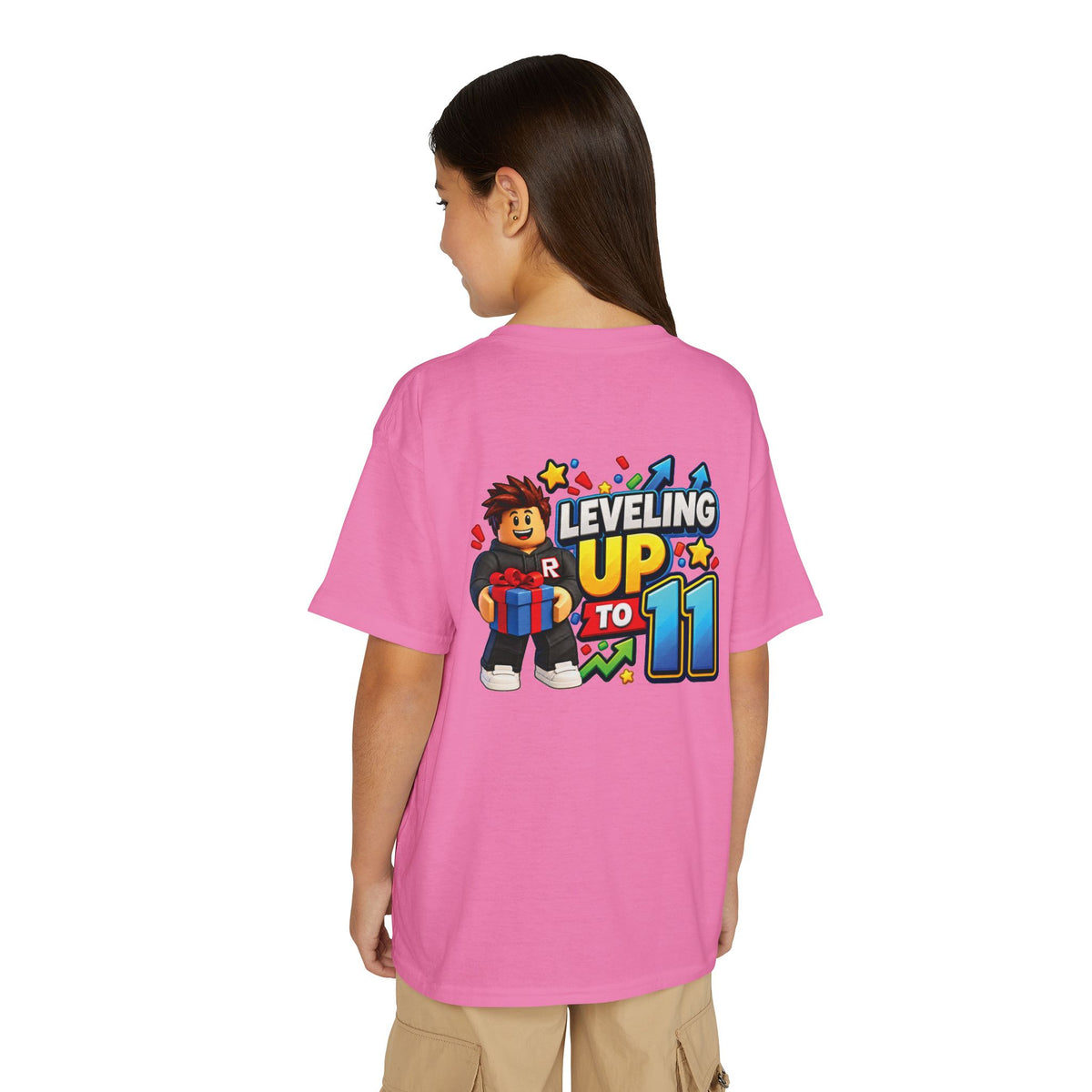 Roblox Birthday Leveling Up to 11 Youth T-Shirt