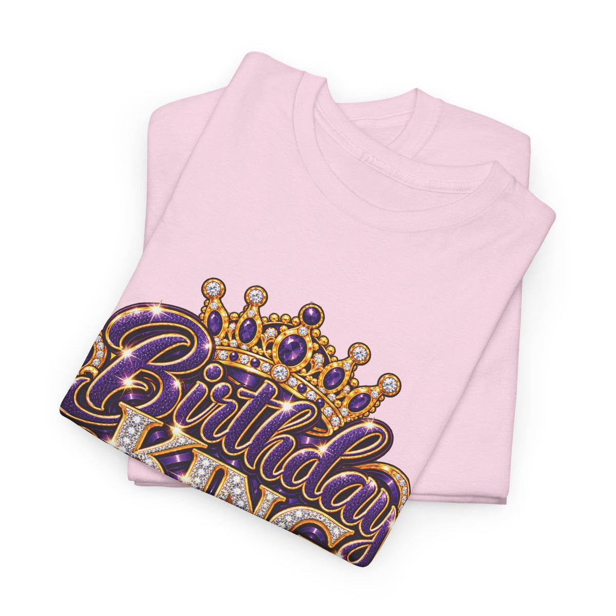 Birthday King Crown Graphic T-Shirt