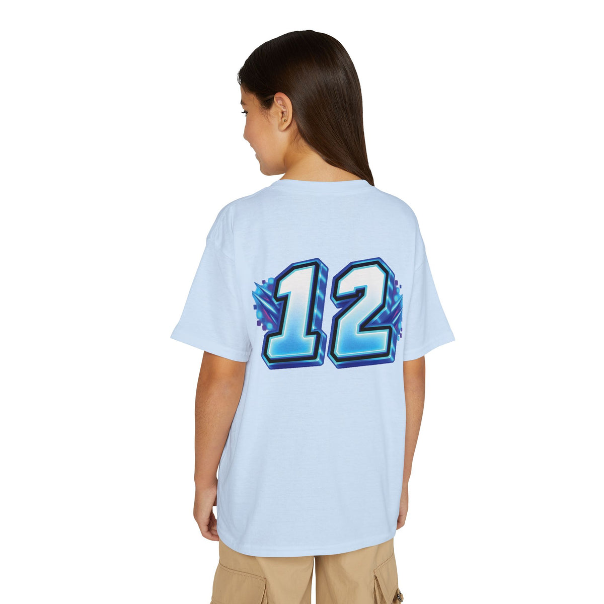 Fortnite Birthday Battle Begins Youth T-Shirt – Custom Number 12