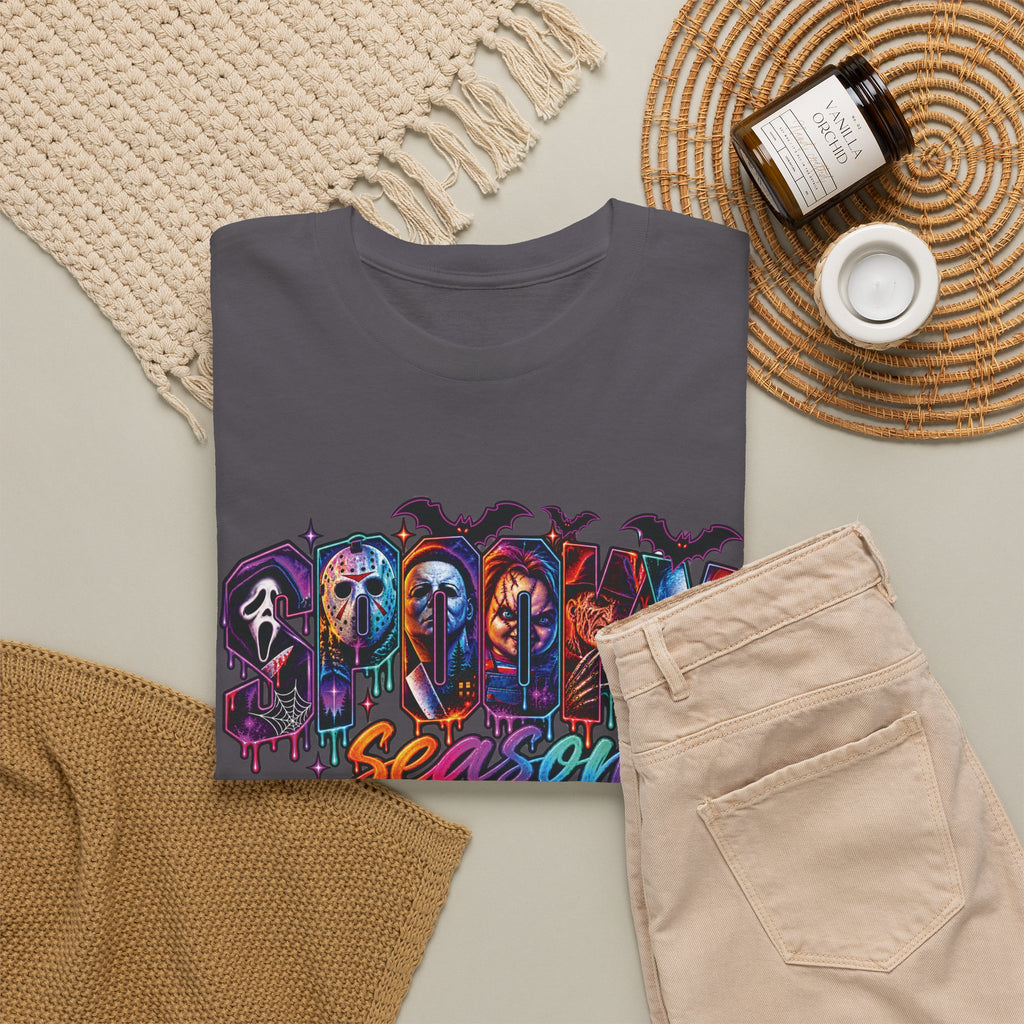Horror Mask Graffiti Tee | Spooky Season Halloween Slasher Skull Vampire Werewolf
