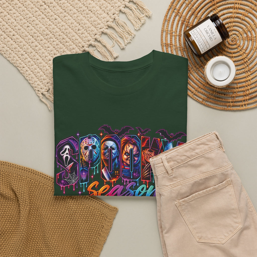 Horror Mask Graffiti Tee | Spooky Season Halloween Slasher Skull Vampire Werewolf