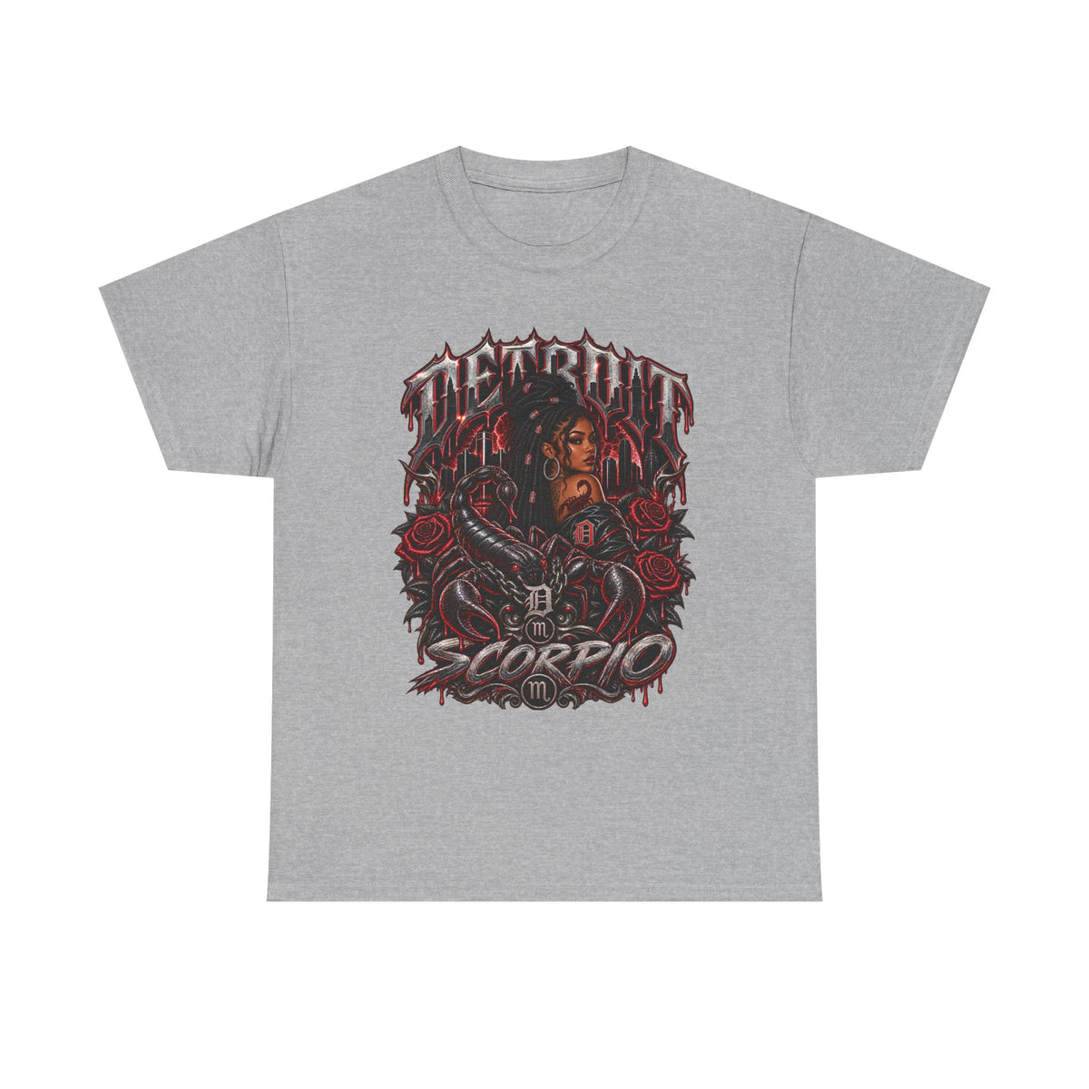 Scorpio Gothic Snake Woman T-Shirt | Zodiac Scorpio Tee