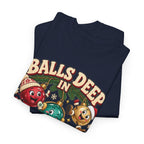 Balls Deep in Christmas Spirit Graphic Tee