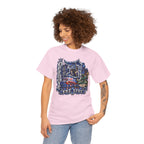 Detroit Skyline Graphic Tee | Motor City Vintage Script, Est. 1701