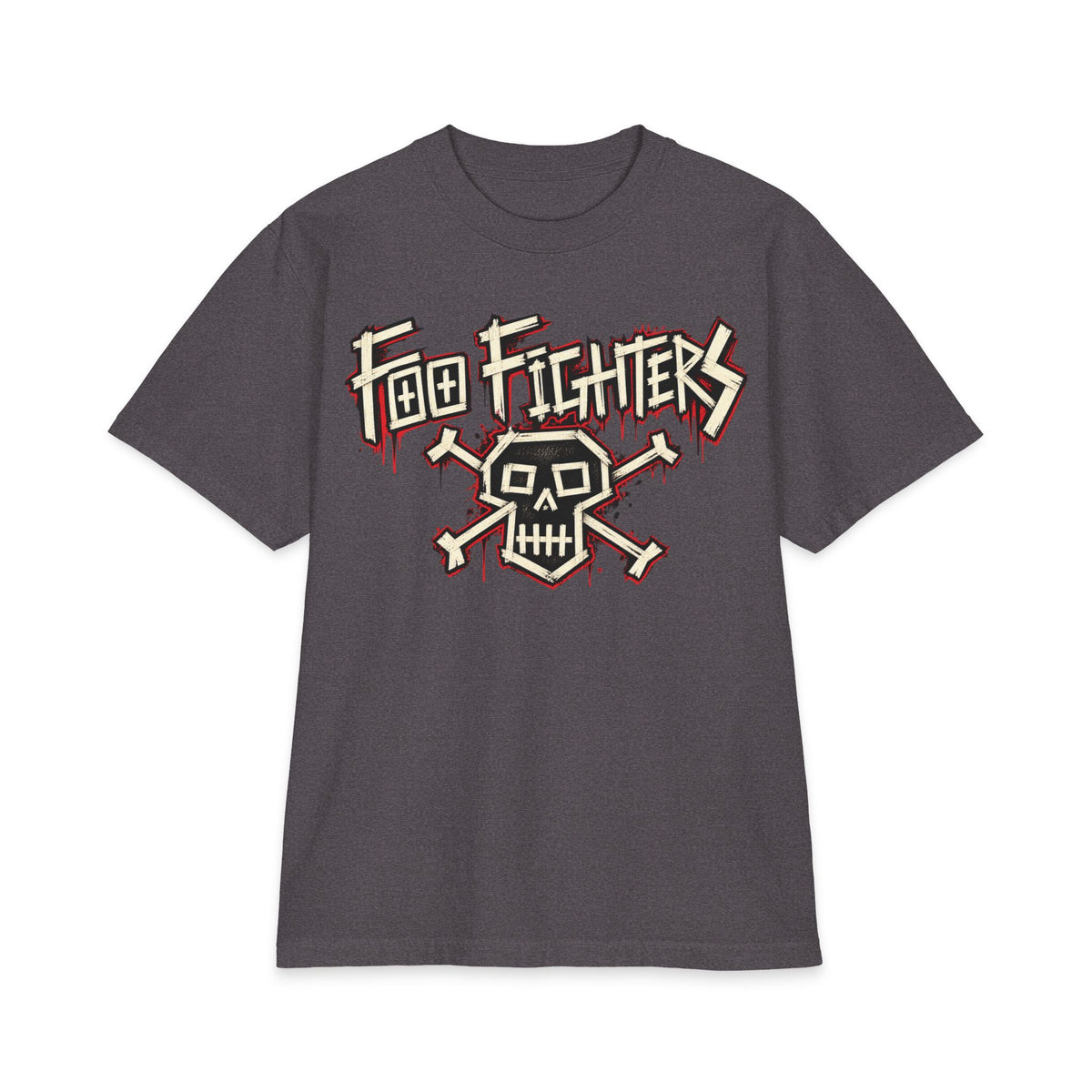 Foo Fighters Skull Logo T-Shirt | Rock Band Graphic Tee