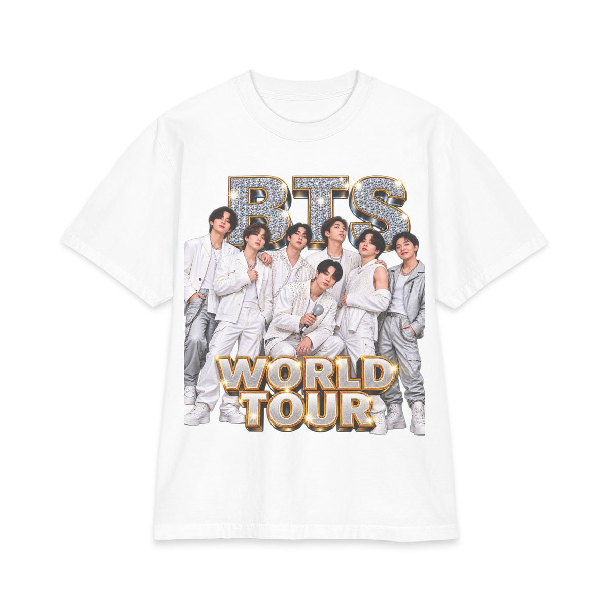 BTS World Tour Band Photo T-Shirt | BTS Style Concert Tee
