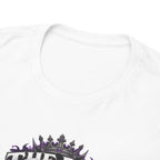 Grim Reaper Skull with Purple Flames T-Shirt | Gothic Death Quote Tee