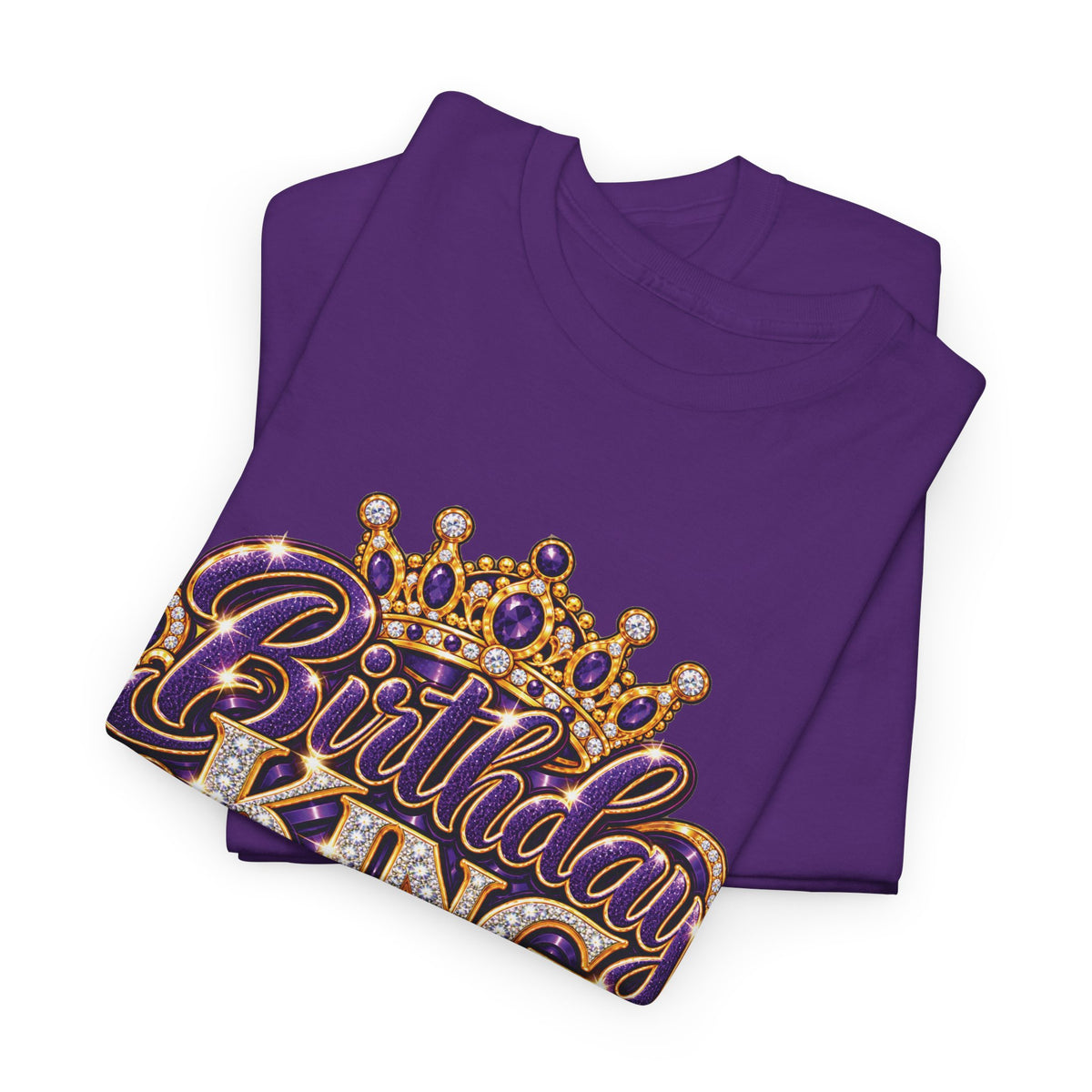 Birthday King Crown Graphic T-Shirt
