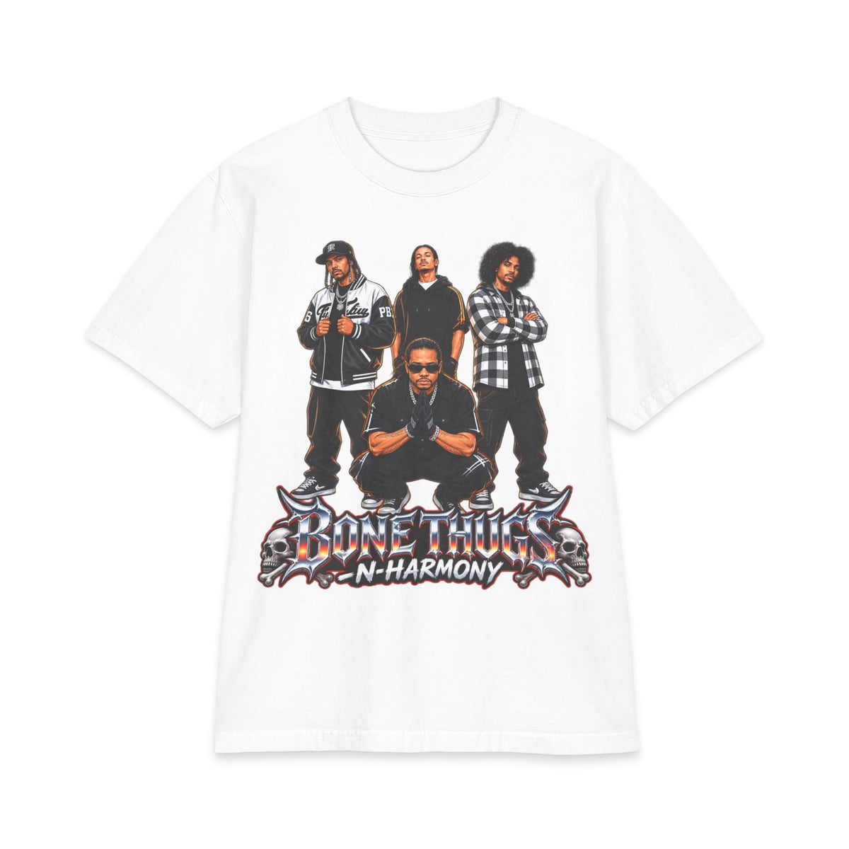Boy Band Photo Graphic T-Shirt | Vintage Hip Hop Group Tee