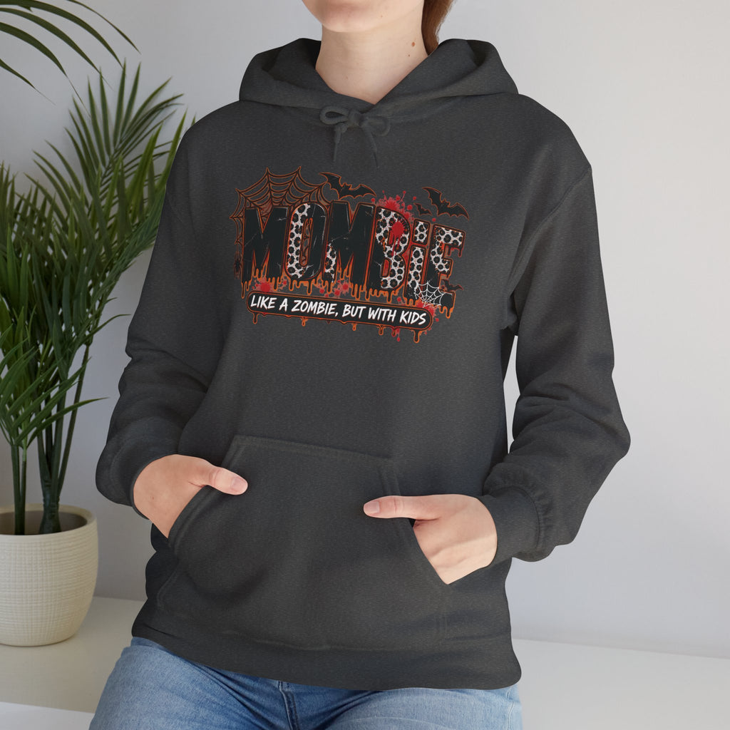 Mama Halloween Hoodie | spiderweb bats leopard print, spooky family mom sweatshirt