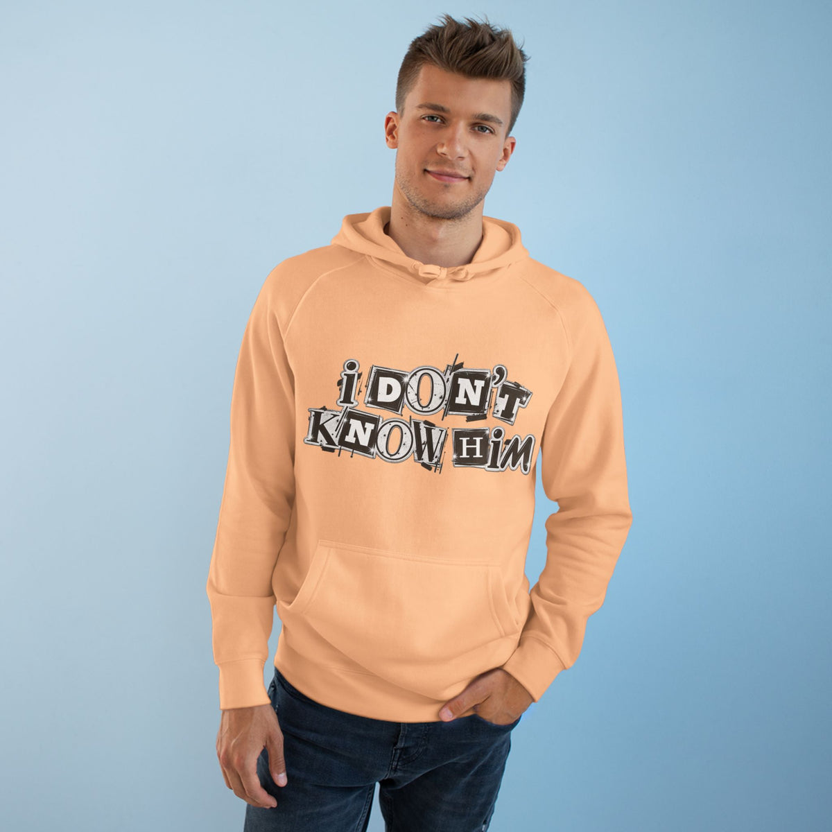 I Don’t Know Him Couples Graphic Hoodie