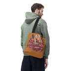 Dolly Parton portrait tote bag | 'I Will Always Love You' music lyric design