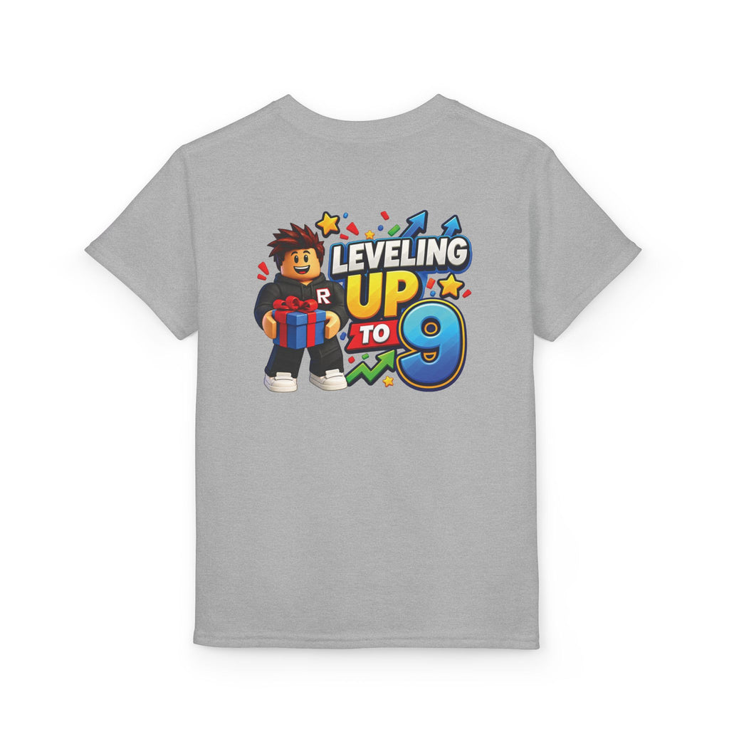 Roblox Birthday Leveling Up 9 Youth T-Shirt