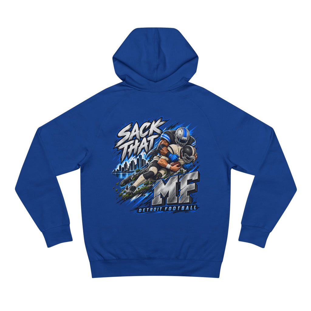 Detroit Motor City Grit & Sack That MF Football Hoodie