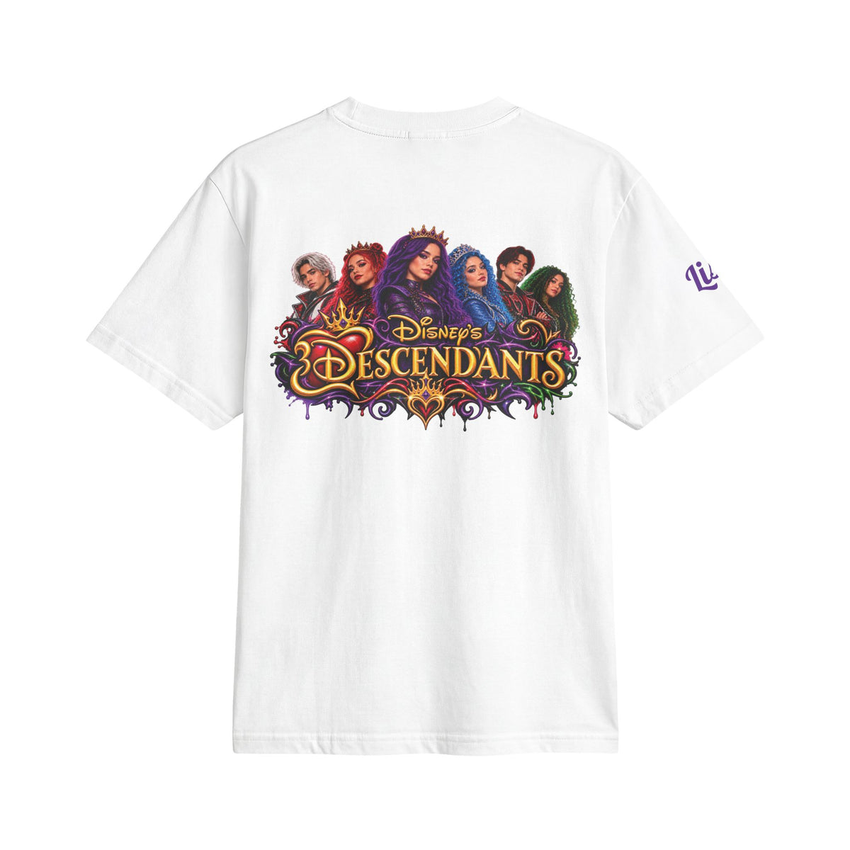 Descendants and Zombies Worlds Collide cographic T-Shirt | Descendants 3 Zombies logo tee